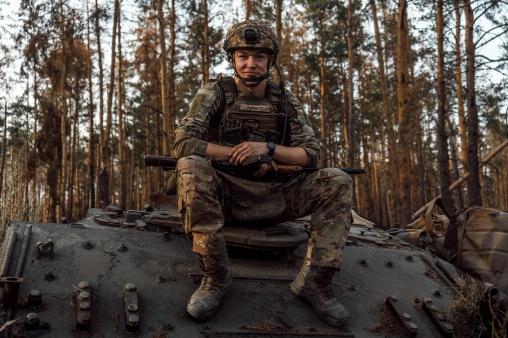 Прикордонник Андрій Кирильчук під час служби в українській армії