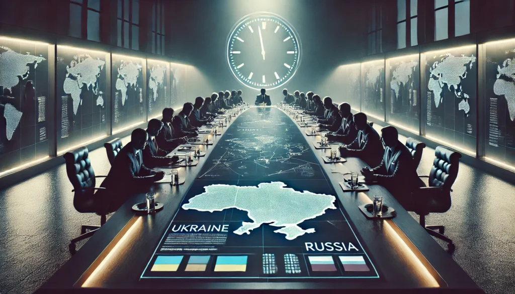 Високопоставлені дипломати за столом переговорів щодо майбутнього України