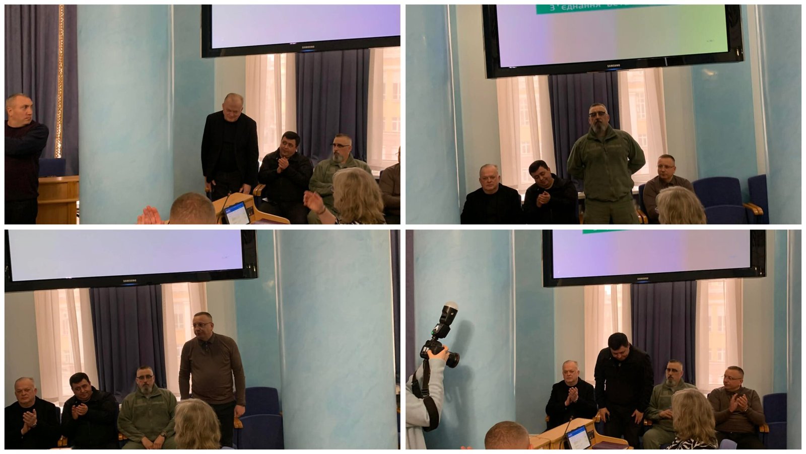 Нові заступники голови Вінницької ОВА Заступники начальника Вінницької ОВА під час представлення на сесії обласної ради