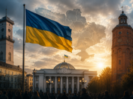 Як Вінниці не стати Львовом і чому це важливо Символічне зображення Вінниці, Львова та Верховної Ради як ілюстрація до матеріалу про регіональну політику України