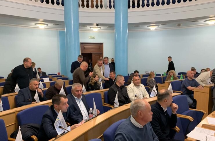 Депутати на засіданні 85-ї сесії Вінницької обласної ради
